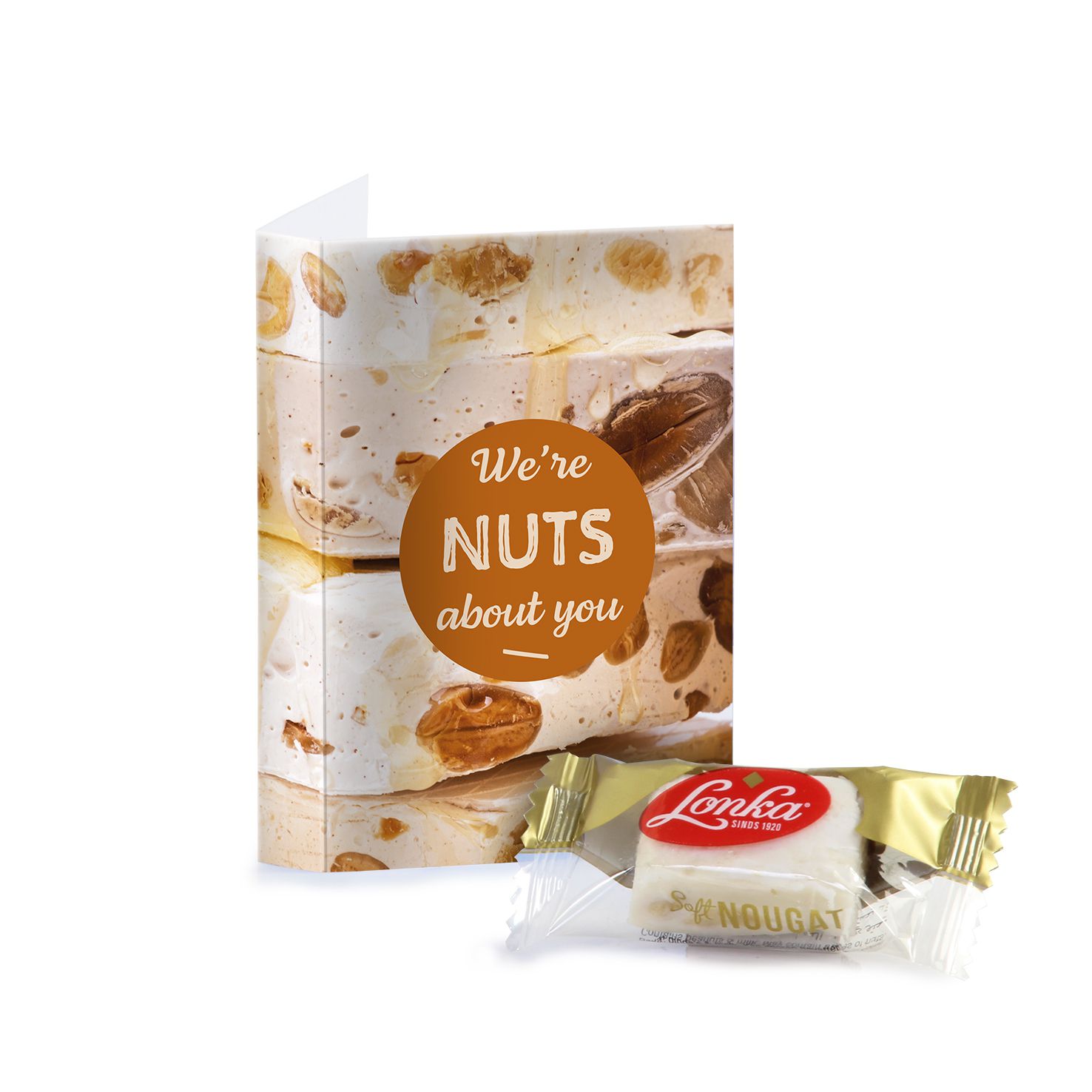 Nougat Lonka personaliseren | Kaartje