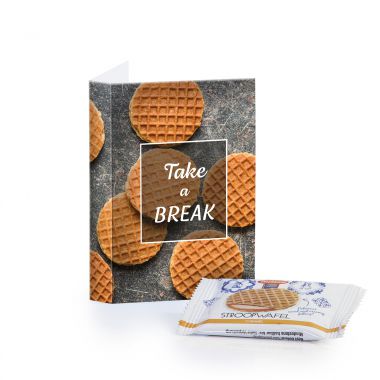 Stroopwafel personaliseren | Kaartje